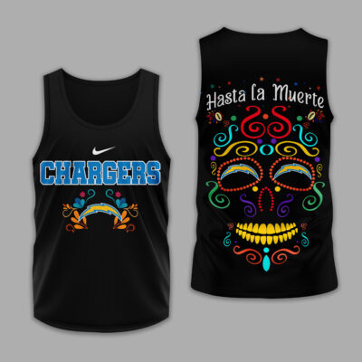 Los Angeles Chargers | Premium NFL Day of the Dead 3D Shirt