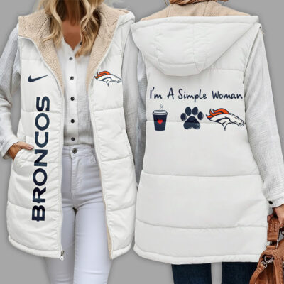 Denver Broncos | Premium NFL Simple Girl Quilted Vest