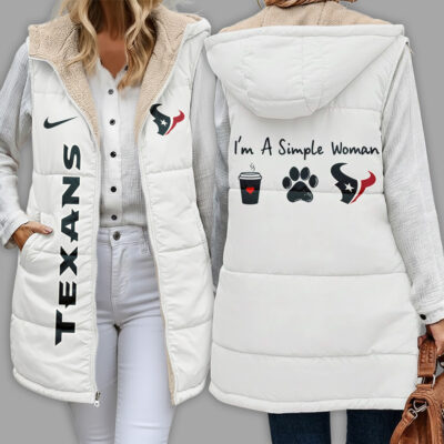 Houston Texans | Premium NFL Simple Girl Quilted Vest