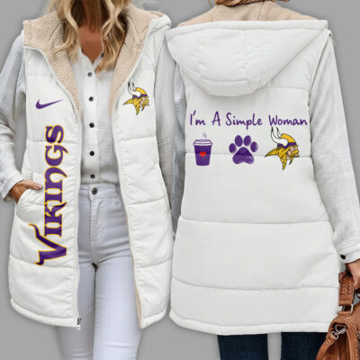 Minnesota Vikings | Premium NFL Simple Girl Quilted Vest