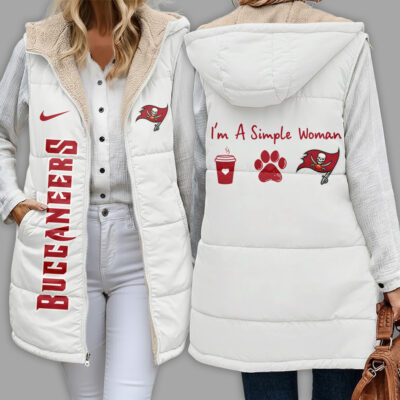 Tampa Bay Buccaneers | Premium NFL Simple Girl Quilted Vest