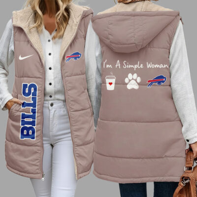 Buffalo Bills | Premium NFL Simple Girl Quilted Vest