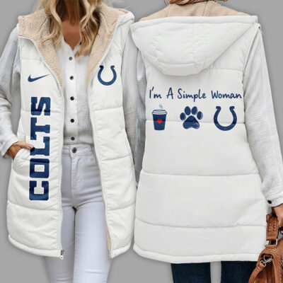 Indianapolis Colts | Premium NFL Simple Girl Quilted Vest