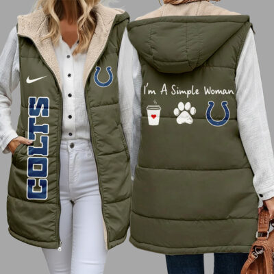 Indianapolis Colts | Premium NFL Simple Girl Quilted Vest