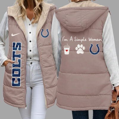 Indianapolis Colts | Premium NFL Simple Girl Quilted Vest