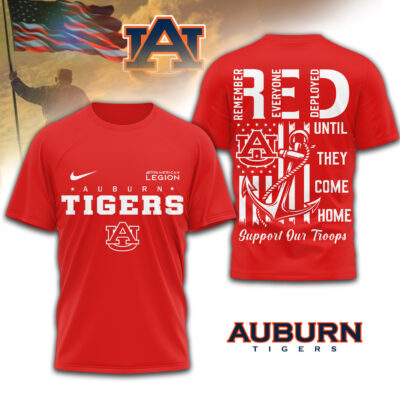 Auburn Tigers | Premium NCAA Red Friday Shirt