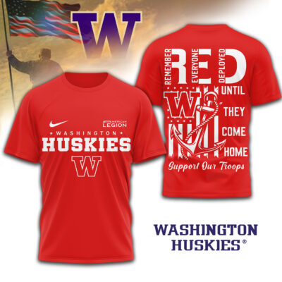 Washington Huskies | Premium NCAA Red Friday Shirt