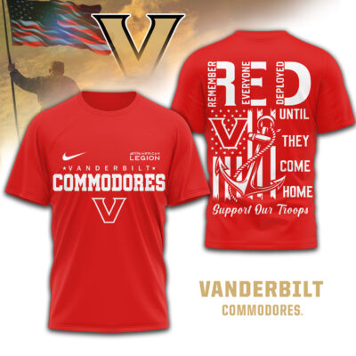 Vanderbilt Commodores | Premium NCAA Red Friday Shirt