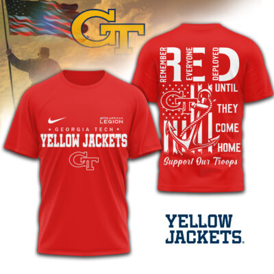 Georgia Tech Yellow Jackets | Premium NCAA Red Friday Shirt