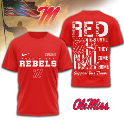 Ole Miss Rebels | Premium NCAA Red Friday Shirt