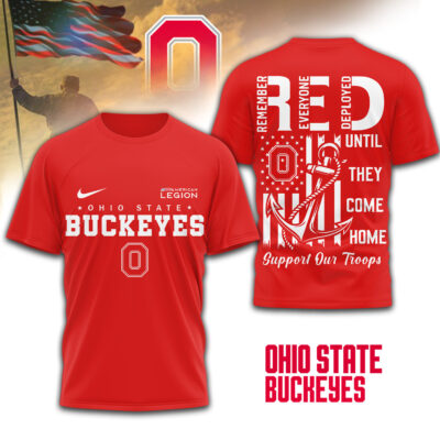 Ohio State Buckeyes | Premium NCAA Red Friday Shirt