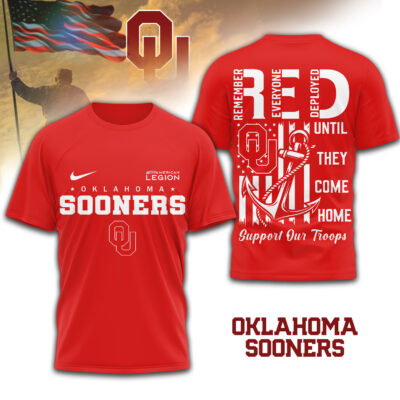 Oklahoma Sooners | Premium NCAA Red Friday Shirt