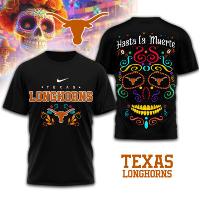 Texas Longhorns | Premium NCAA Day of the Dead 3D Shirt