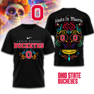 Ohio State Buckeyes | Premium NCAA Day of the Dead 3D Shirt - 5XL