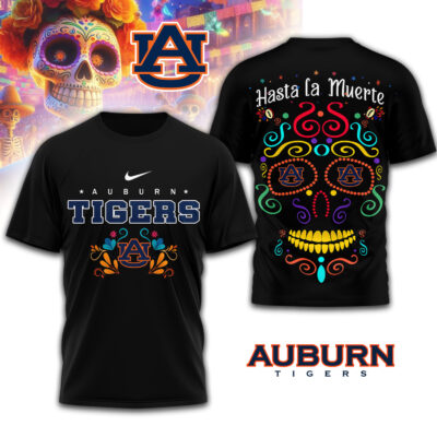 Auburn Tigers | Premium NCAA Day of the Dead 3D Shirt
