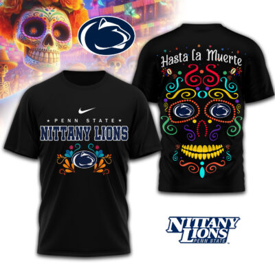 Penn State Nittany Lions | Premium NCAA Day of the Dead 3D Shirt