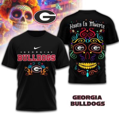 Georgia Bulldogs | Premium NCAA Day of the Dead 3D Shirt