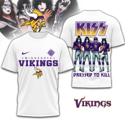 Minnesota Vikings | Premium NFL Dressed to Kill Kiss Band 3D Shirt