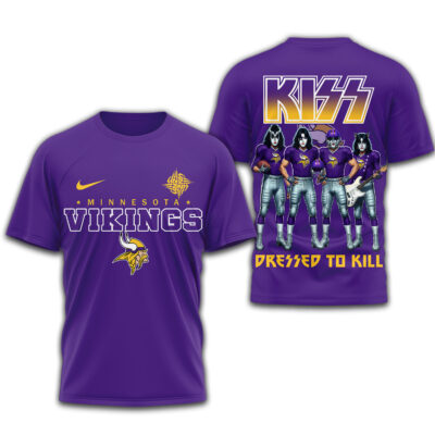 Minnesota Vikings | Premium NFL Dressed to Kill Kiss Band 3D Shirt