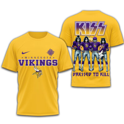 Minnesota Vikings | Premium NFL Dressed to Kill Kiss Band 3D Shirt