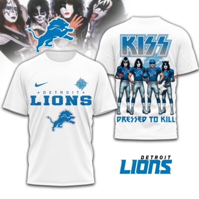 Detroit Lions | Premium NFL Dressed to Kill Kiss Band 3D Shirt