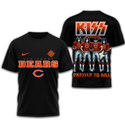 Chicago Bears | Premium NFL Dressed to Kill Kiss Band 3D Shirt