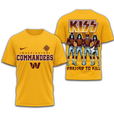 Washington Commanders | Premium NFL Dressed to Kill Kiss Band 3D Shirt