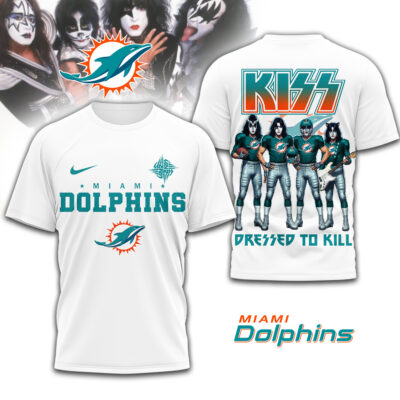 Miami Dolphins | Premium NFL Dressed to Kill Kiss Band 3D Shirt