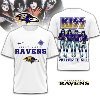 Baltimore Ravens | Premium NFL Dressed to Kill Kiss Band 3D Shirt