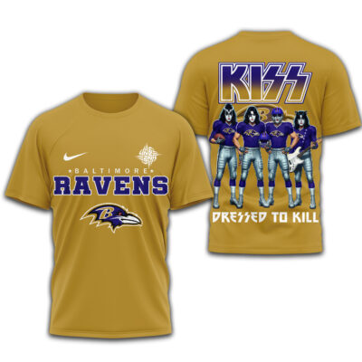 Baltimore Ravens | Premium NFL Dressed to Kill Kiss Band 3D Shirt