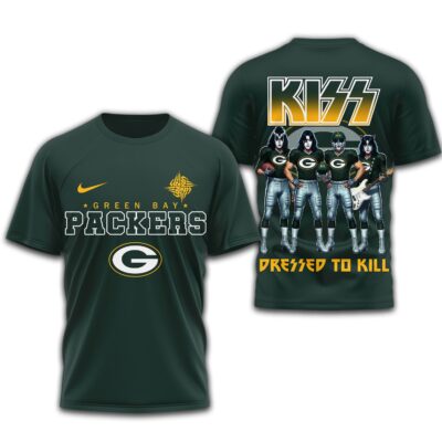 Green Bay Packers | Premium NFL Dressed to Kill Kiss Band 3D Shirt