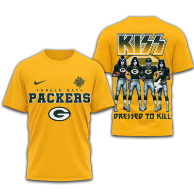 Green Bay Packers | Premium NFL Dressed to Kill Kiss Band 3D Shirt