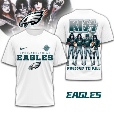 Philadelphia Eagles | Premium NFL Dressed to Kill Kiss Band 3D Shirt