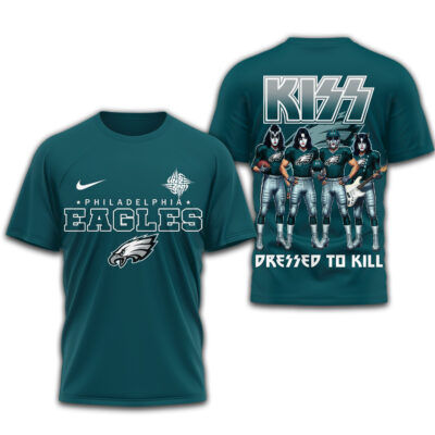 Philadelphia Eagles | Premium NFL Dressed to Kill Kiss Band 3D Shirt