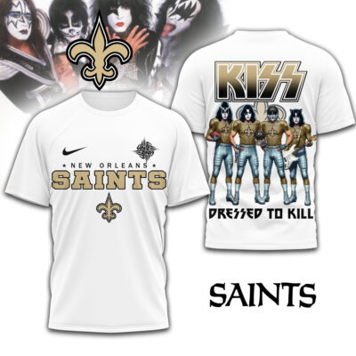 New Orleans Saints | Premium NFL Dressed to Kill Kiss Band 3D Shirt