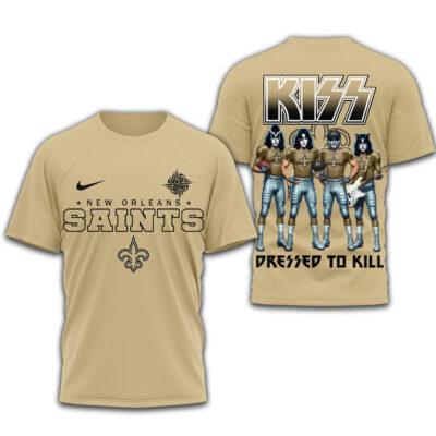 New Orleans Saints | Premium NFL Dressed to Kill Kiss Band 3D Shirt