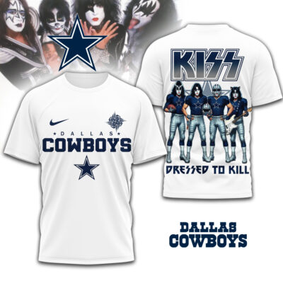 Dallas Cowboys | Premium NFL Dressed to Kill Kiss Band 3D Shirt