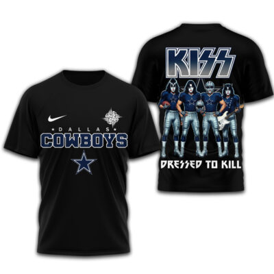 Dallas Cowboys | Premium NFL Dressed to Kill Kiss Band 3D Shirt
