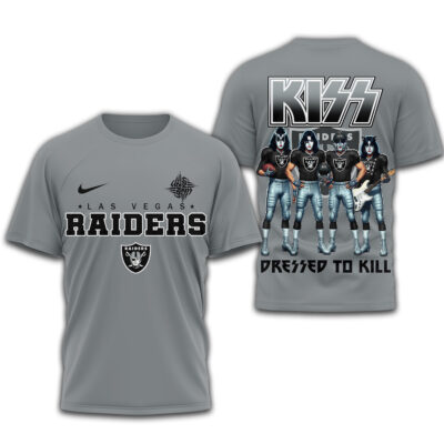 Las Vegas Raiders | Premium NFL Dressed to Kill Kiss Band 3D Shirt