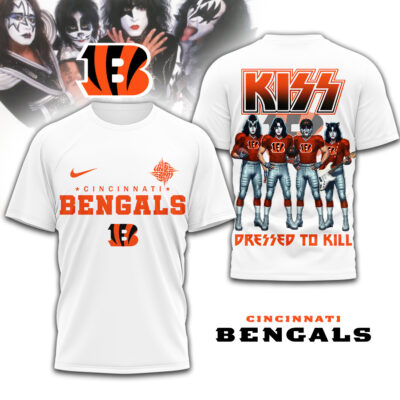 Cincinnati Bengals | Premium NFL Dressed to Kill Kiss Band 3D Shirt