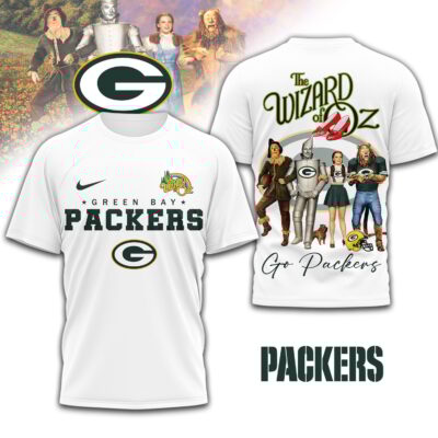 Green Bay Packers | Premium NFL The Wizard Of Oz 3D Shirt
