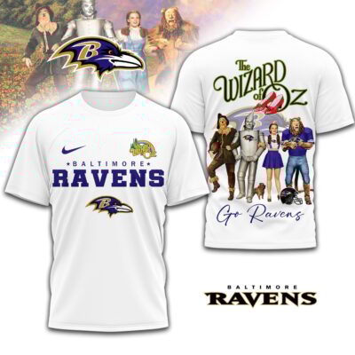 Baltimore Ravens | Premium NFL The Wizard Of Oz 3D Shirt