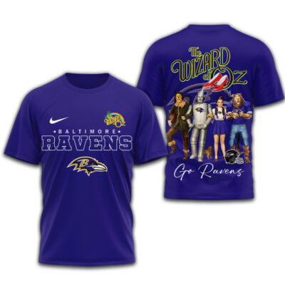 Baltimore Ravens | Premium NFL The Wizard Of Oz 3D Shirt