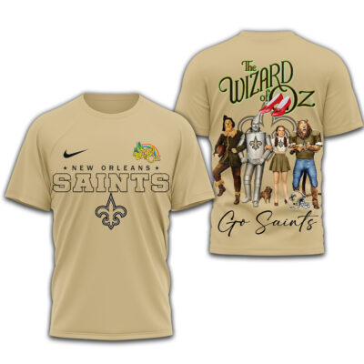 New Orleans Saints | Premium NFL The Wizard Of Oz 3D Shirt