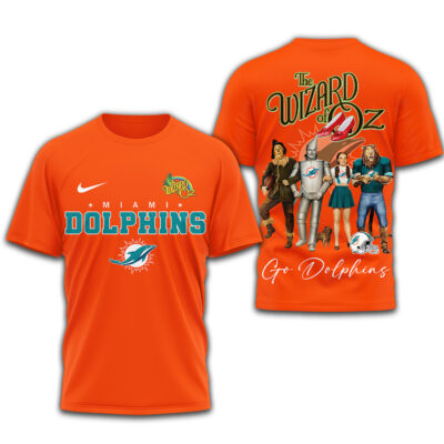 Miami Dolphins | Premium NFL The Wizard Of Oz 3D Shirt