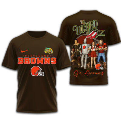 Cleveland Browns | Premium NFL The Wizard Of Oz 3D Shirt