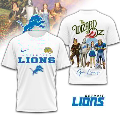 Detroit Lions | Premium NFL The Wizard Of Oz 3D Shirt