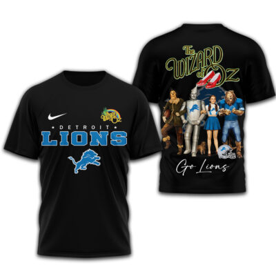 Detroit Lions | Premium NFL The Wizard Of Oz 3D Shirt