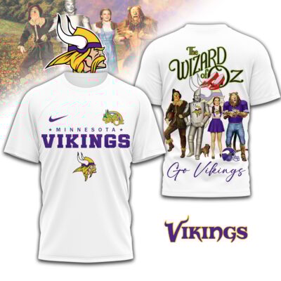 Minnesota Vikings | Premium NFL The Wizard Of Oz 3D Shirt