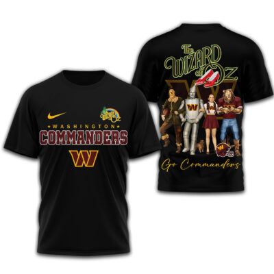 Washington Commanders | Premium NFL The Wizard Of Oz 3D Shirt
